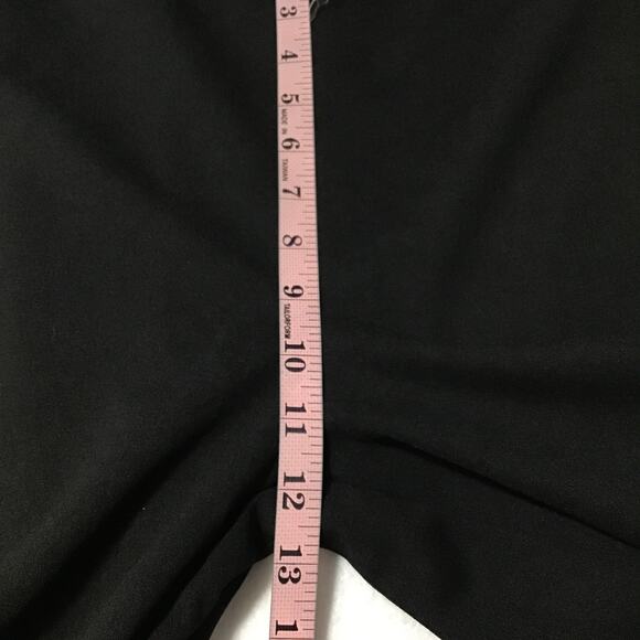 LULU'S SZ M Black Feel Your Love Round Neck Ruffled Wide-Leg Jumpsuit b49 - Picture 7 of 11